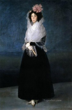 Sola Canvas - The Marquesa de la Solana portrait Francisco Goya